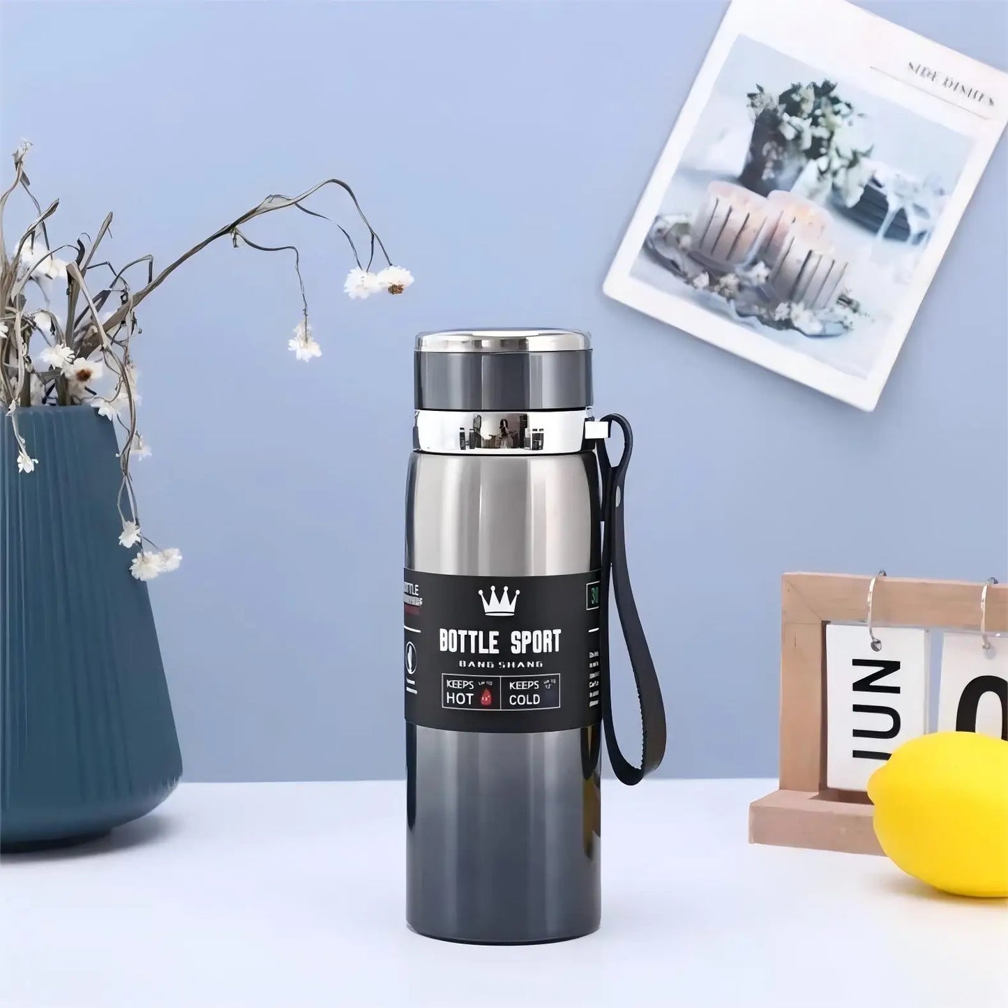 Thermal Flask – Stainless Steel, Hot & Cold.