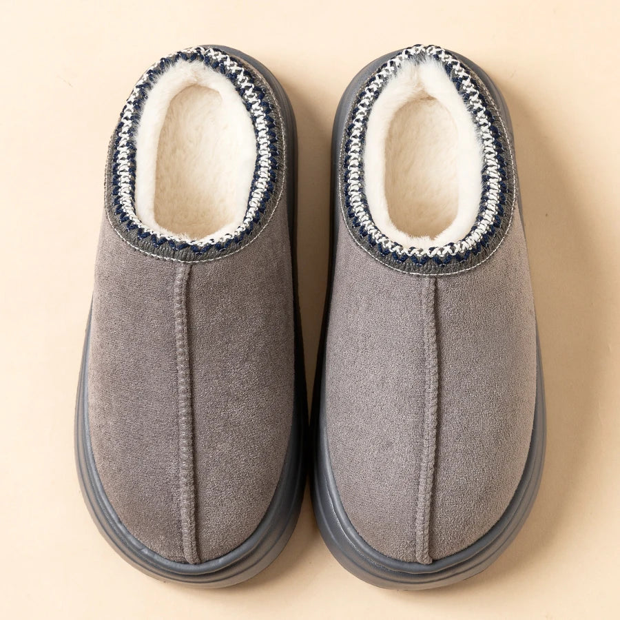 Cozy Fur Winter Slippers – Indoor & Outdoor, Non-Slip