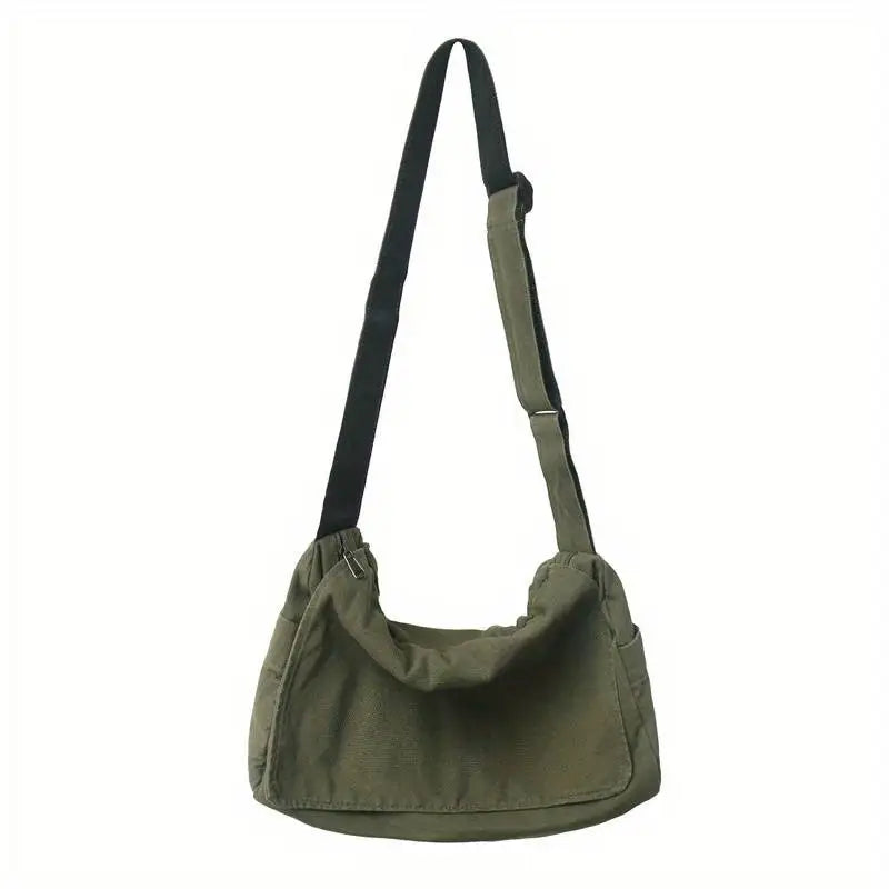 Women's Vintage Canvas Messenger Bag