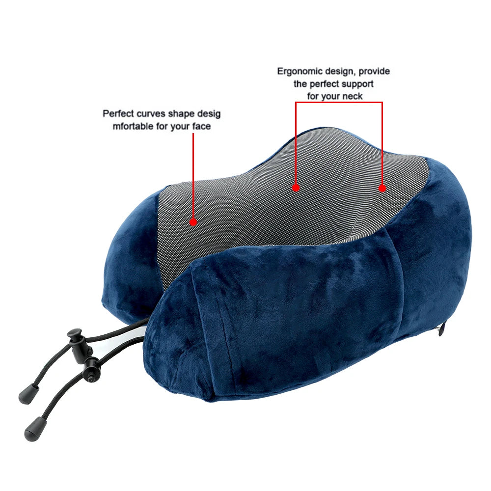 Memory Foam Travel Pillow