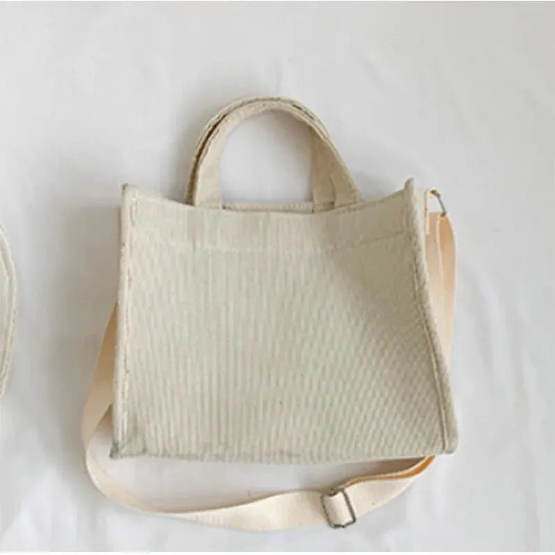 Rilibegan Corduroy Shoulder Bag