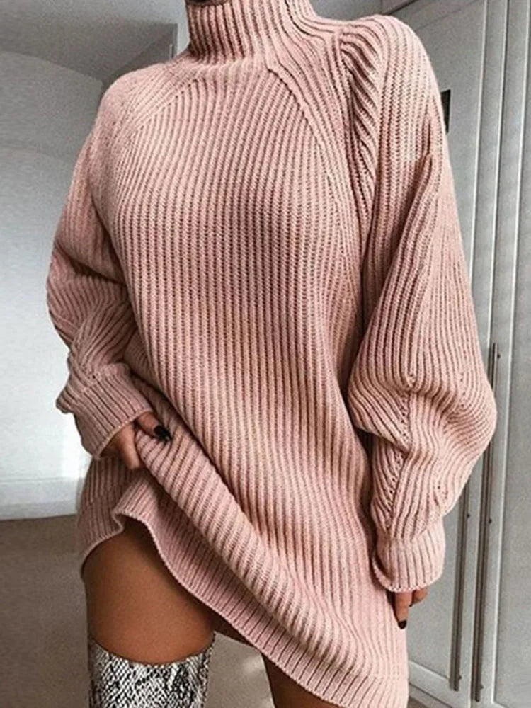 Women’s Turtleneck Sweater Dress