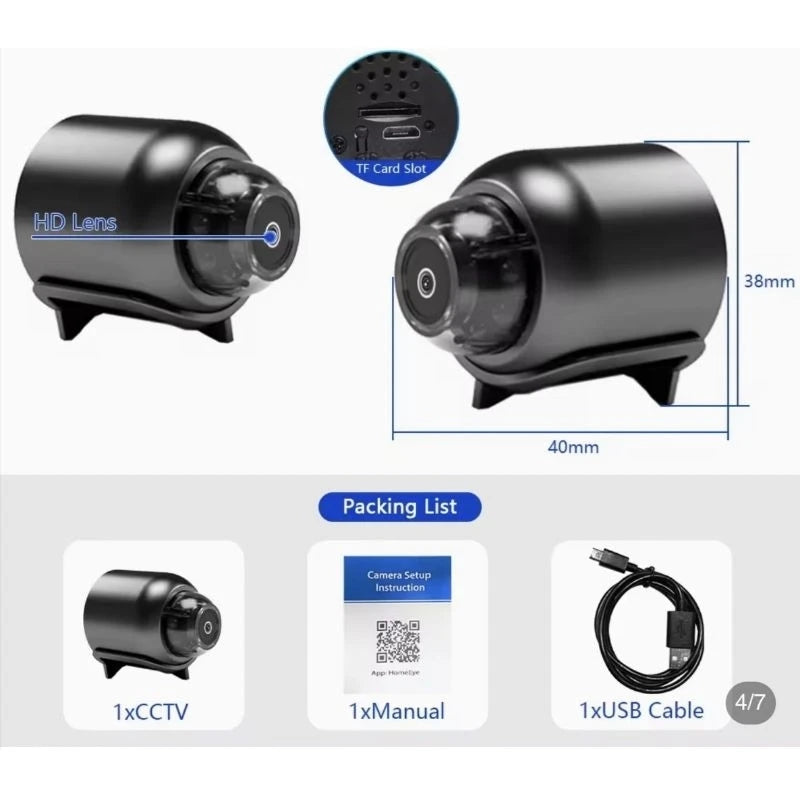 X5 Mini HD 1080P WiFi Camera