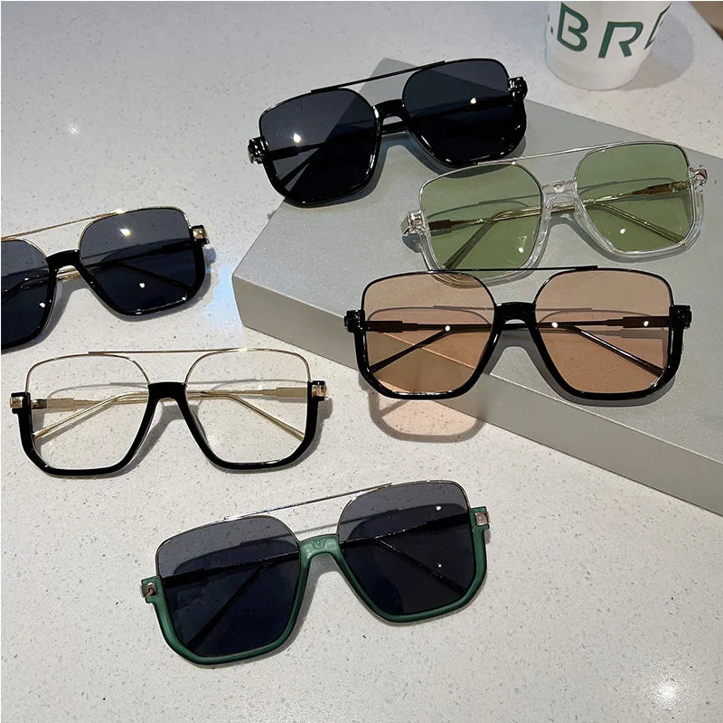 KAMMPT Vintage Oversized Sunglasses