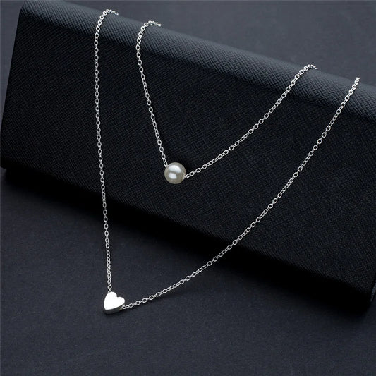 Sterling Silver Pearl Necklace