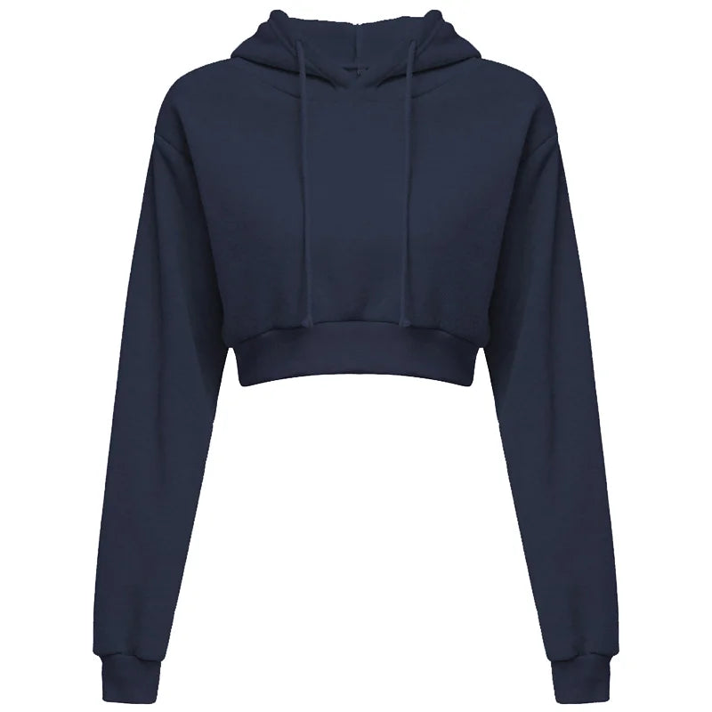 Women’s Crop Hoodie Sweater