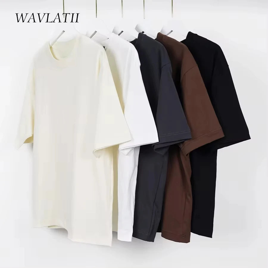 WAVLATII Oversized Streetwear T-Shirt.