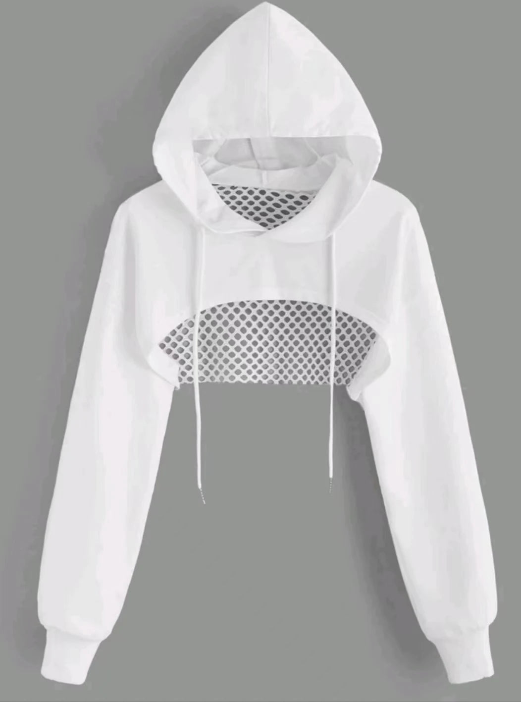 Street Sport Crop Hoodie