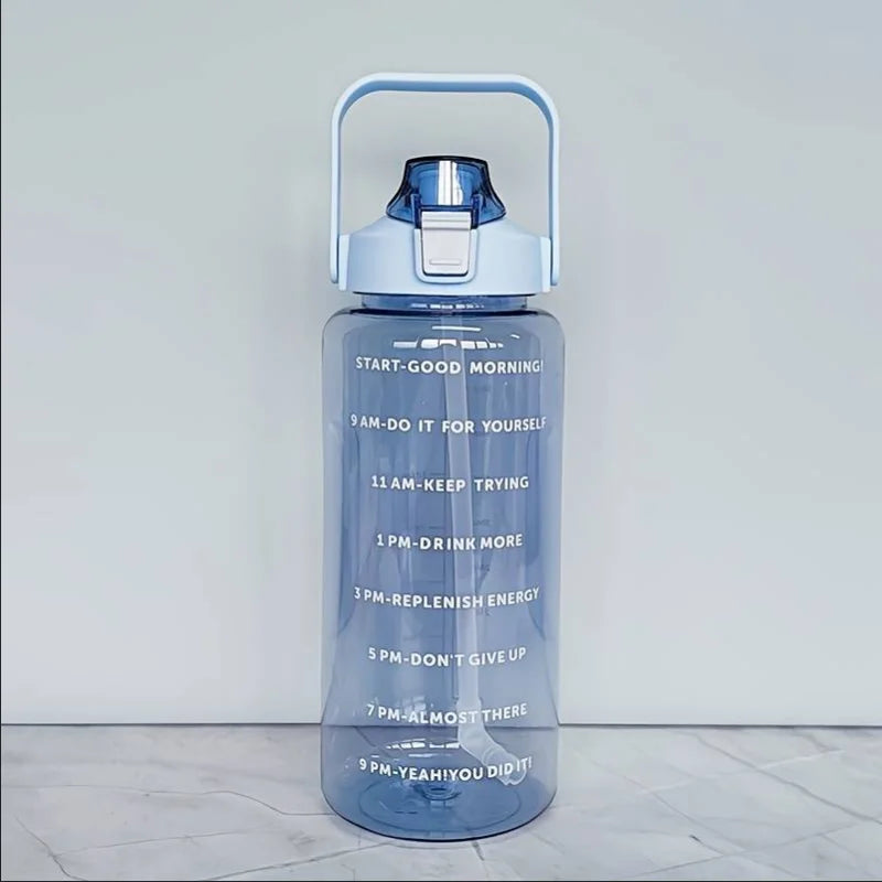 Large Water Bottle with Time Marker