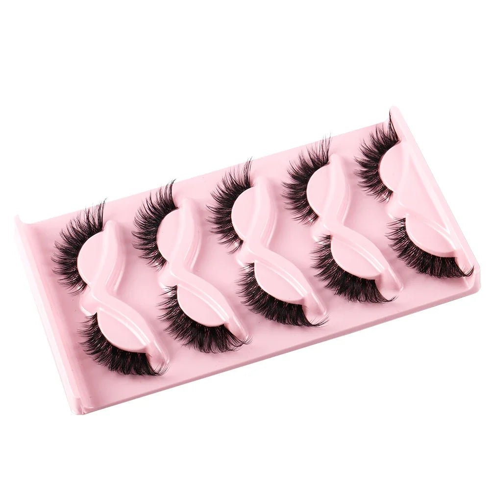 Cat Eye Lash Set - Winged Full Strip False Eyelashes