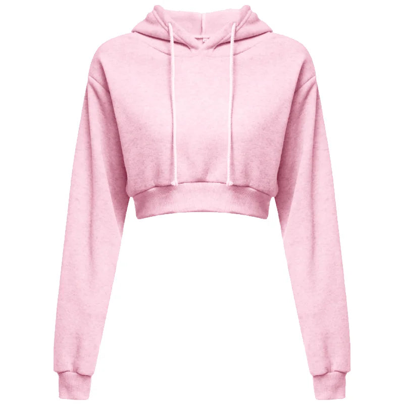 Women’s Crop Hoodie Sweater