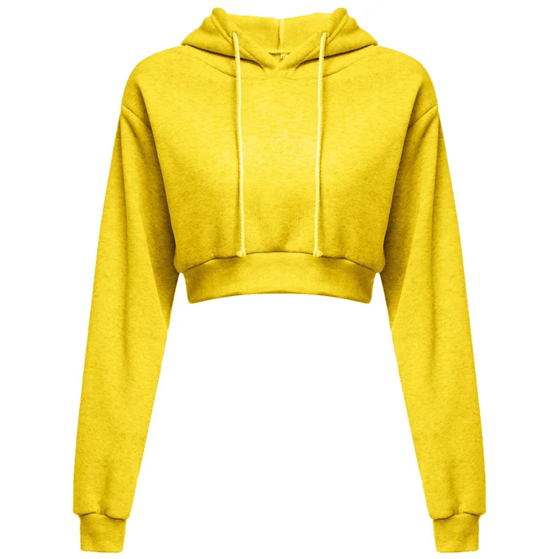 Women’s Crop Hoodie Sweater