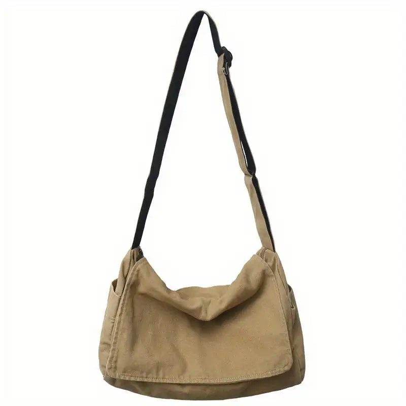 Women's Vintage Canvas Messenger Bag