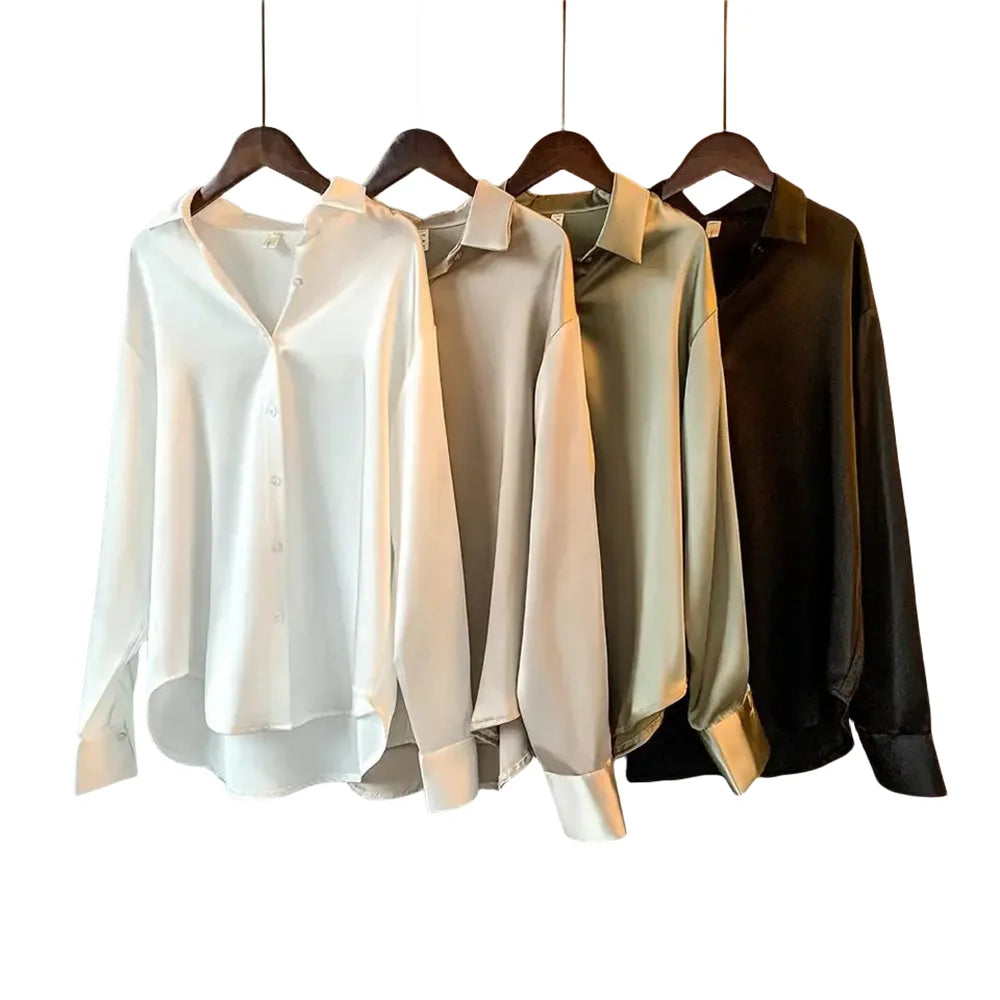 Silk Long Sleeve Blouse