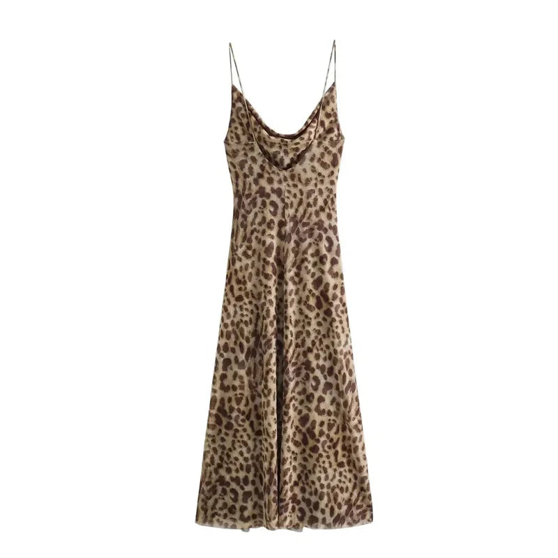 Leopard Slip Dress