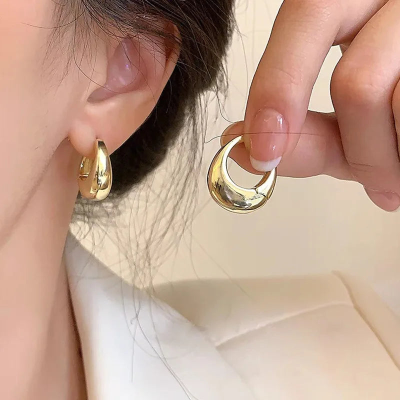 Gold Plated Hoop Earrings