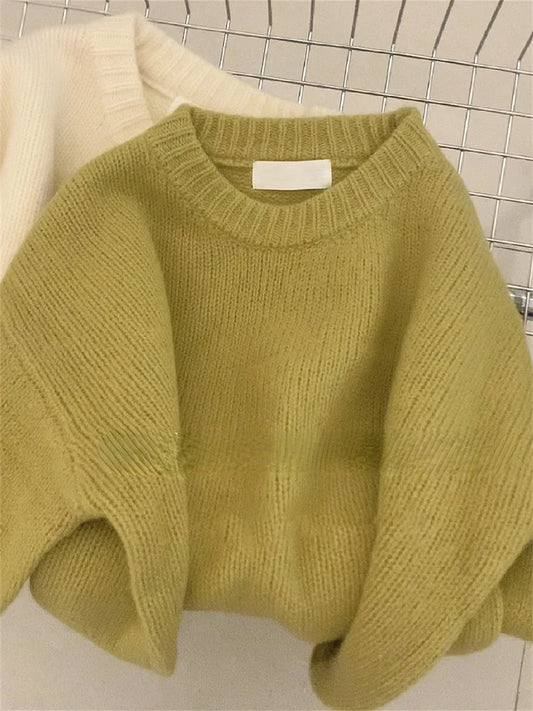 Oversized Vintage Knit Sweater