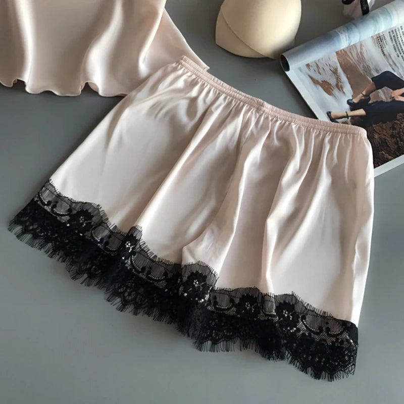 Summer Suspender Shorts Set