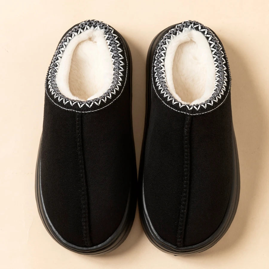 Cozy Fur Winter Slippers – Indoor & Outdoor, Non-Slip