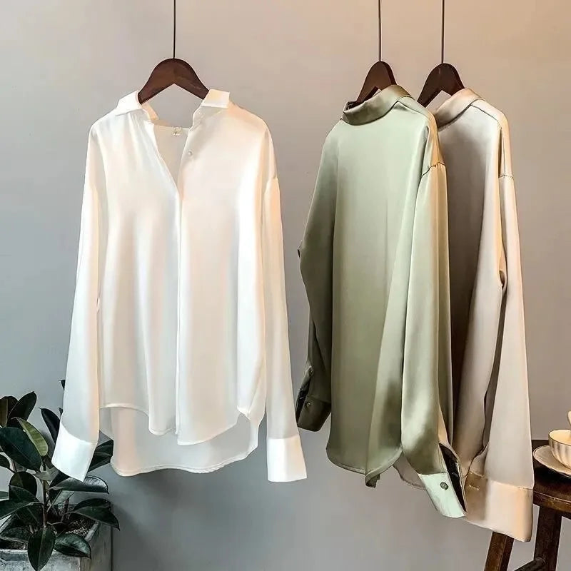 Silk Long Sleeve Blouse