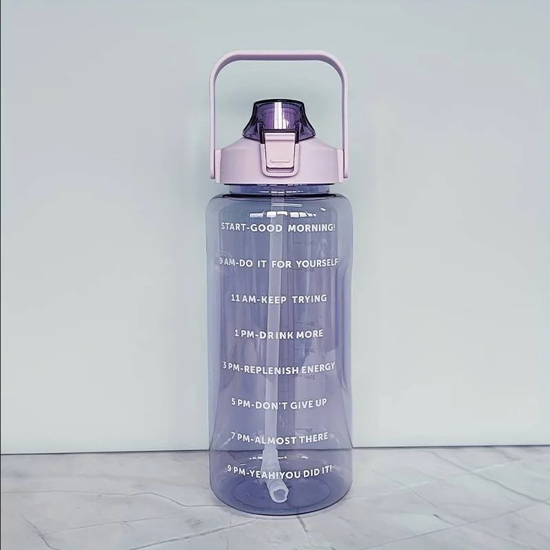 Large Water Bottle with Time Marker