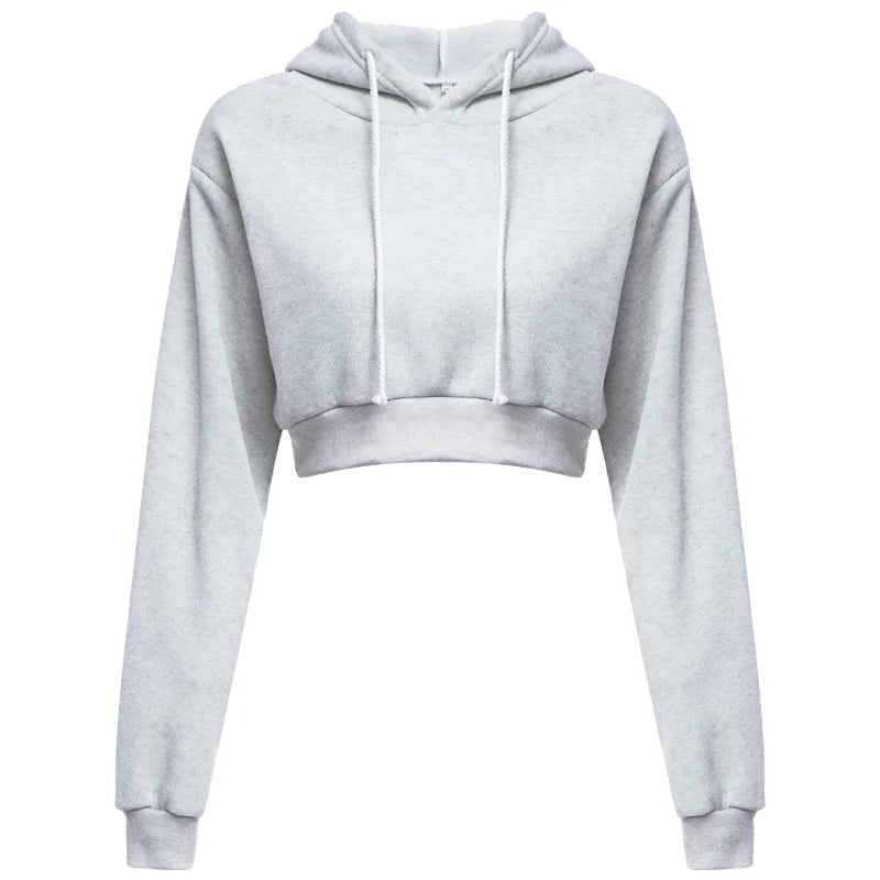 Women’s Crop Hoodie Sweater