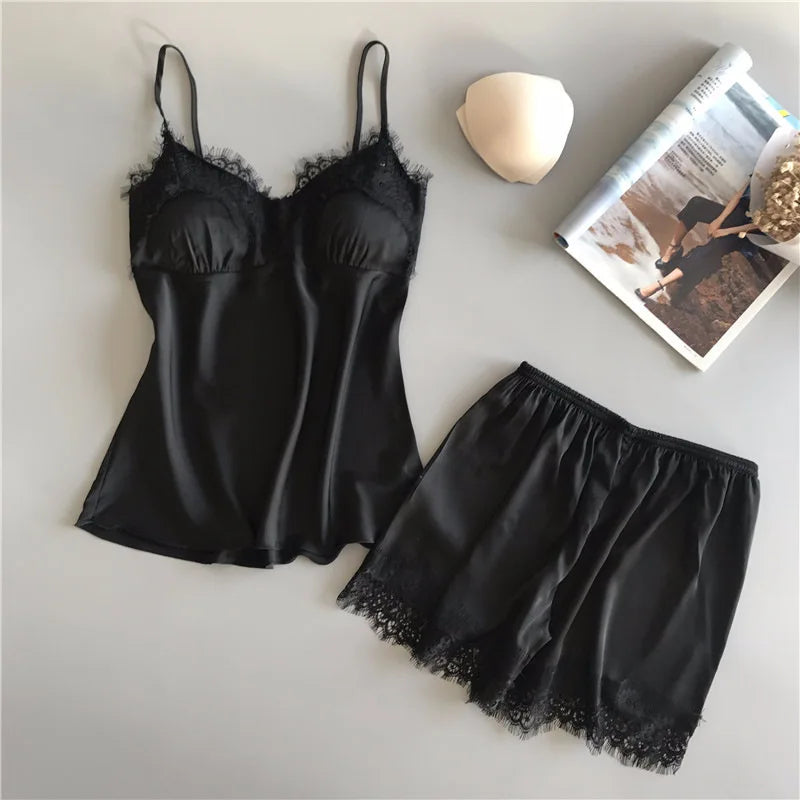 Summer Suspender Shorts Set