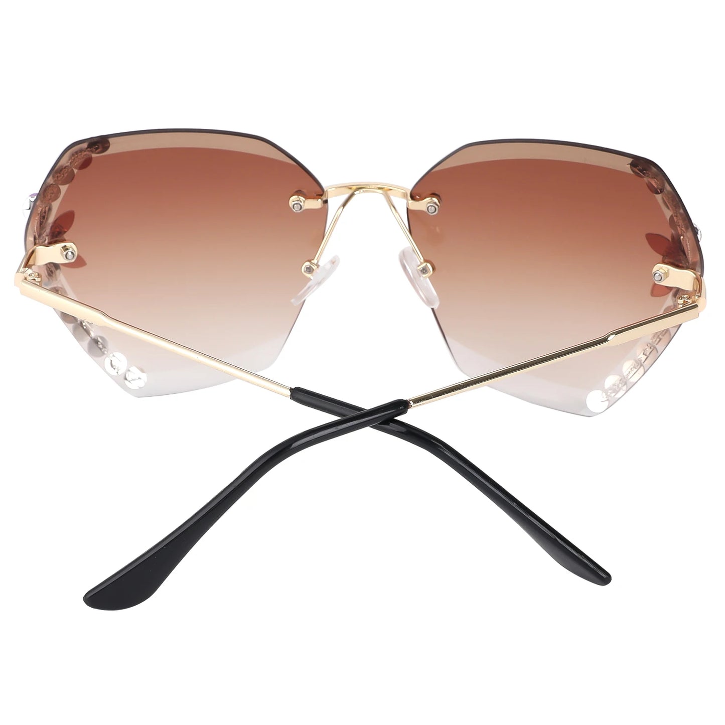 Rimless Diamond Sunglasses