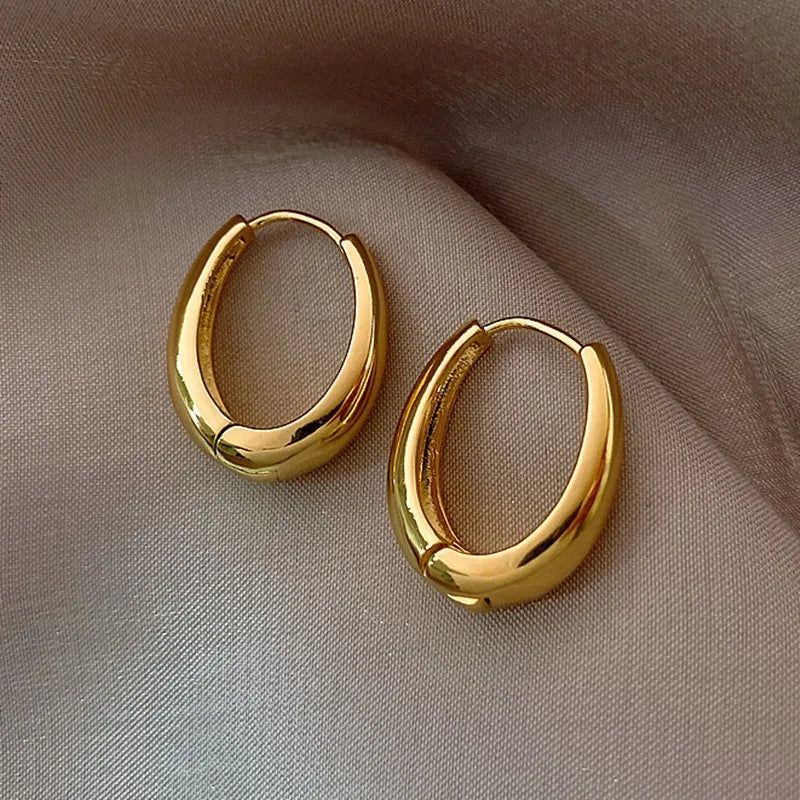 Gold Plated Hoop Earrings