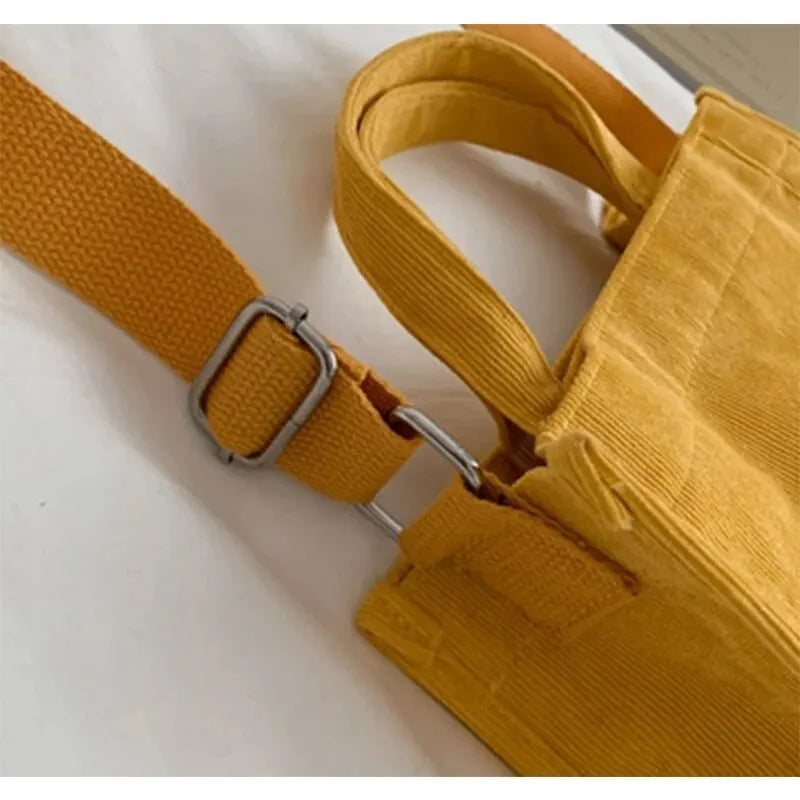 Rilibegan Corduroy Shoulder Bag