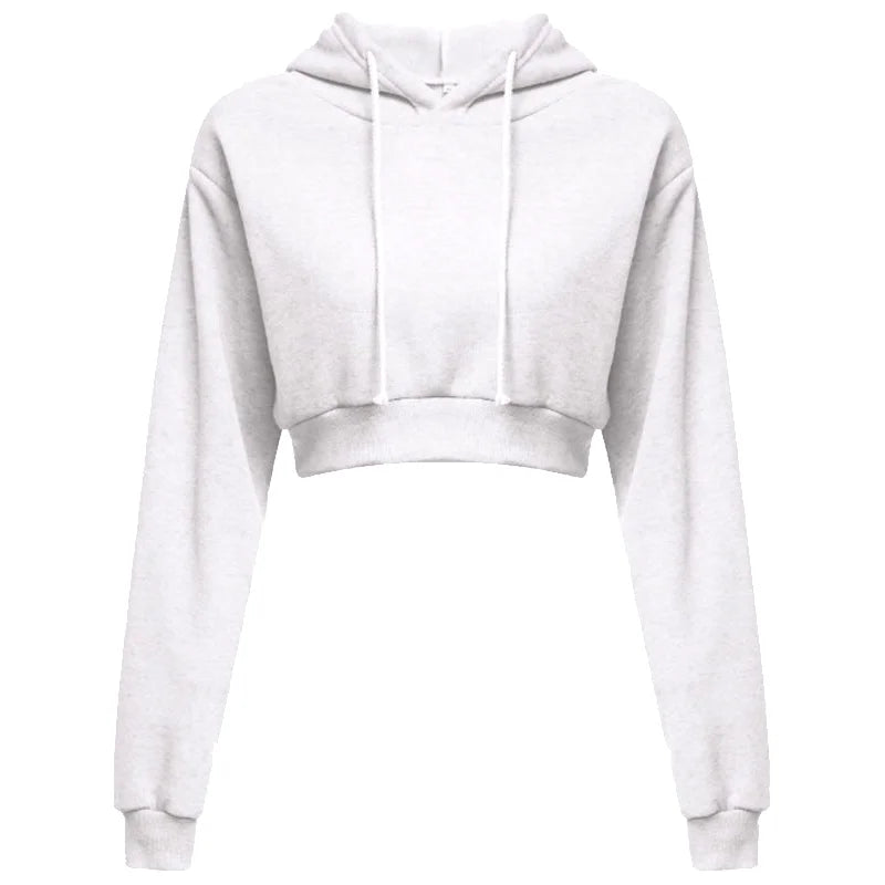 Women’s Crop Hoodie Sweater