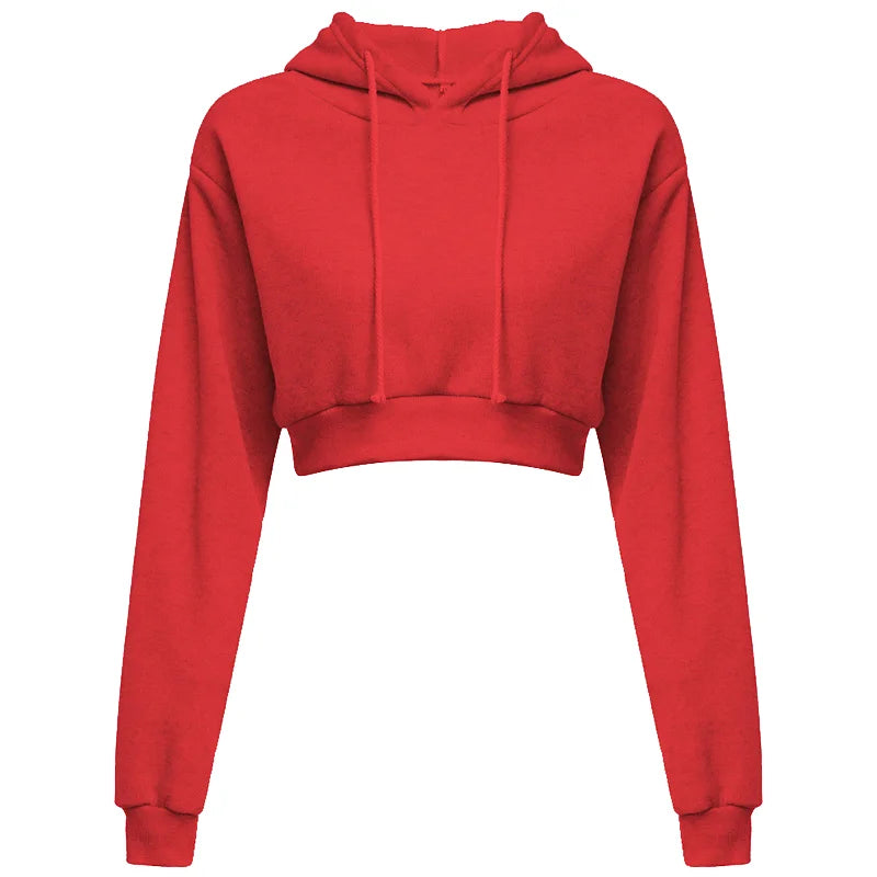 Women’s Crop Hoodie Sweater