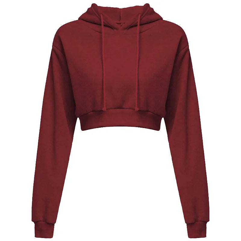 Women’s Crop Hoodie Sweater