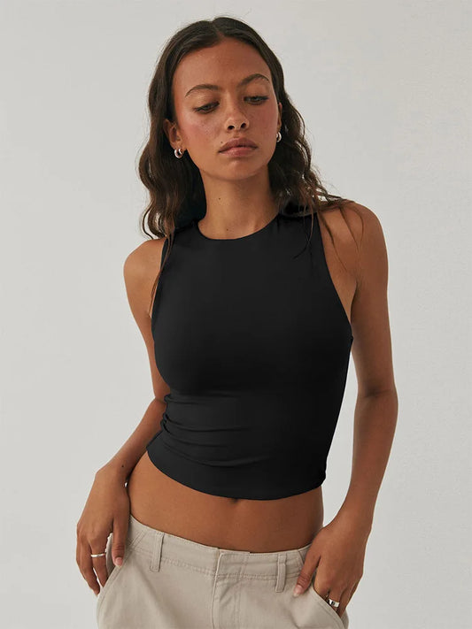 Sleeveless Racerback Top