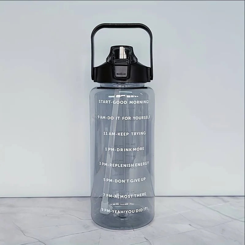 Large Water Bottle with Time Marker