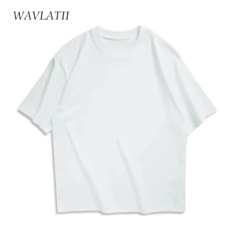 WAVLATII Oversized Streetwear T-Shirt.