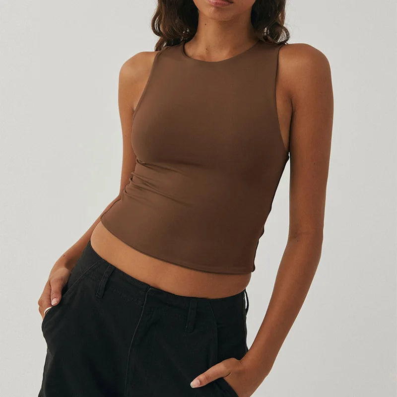 Sleeveless Racerback Top