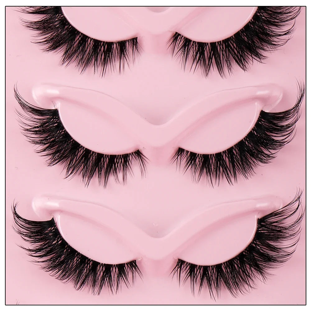 Cat Eye Lash Set - Winged Full Strip False Eyelashes