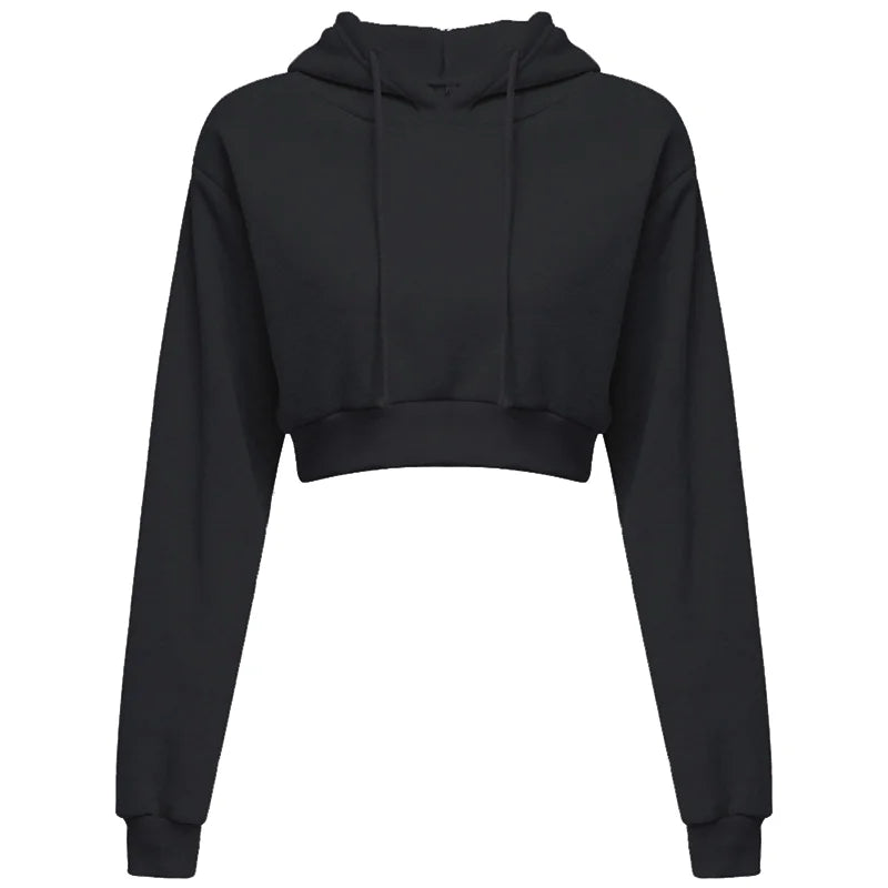 Women’s Crop Hoodie Sweater