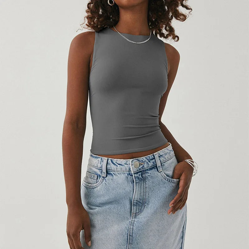 Sleeveless Racerback Top